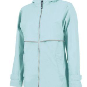 Monogrammed Charles River Rain Jacket